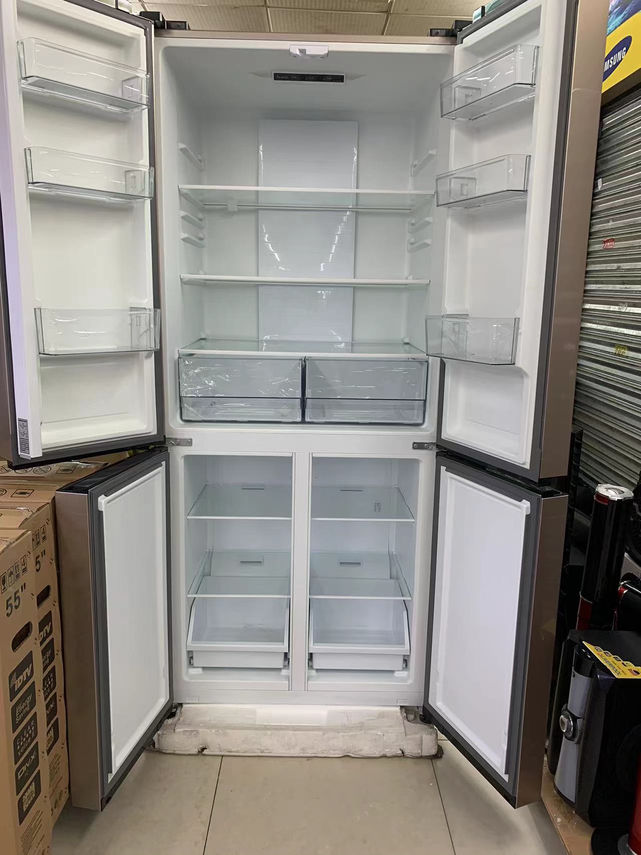 Double door fridge